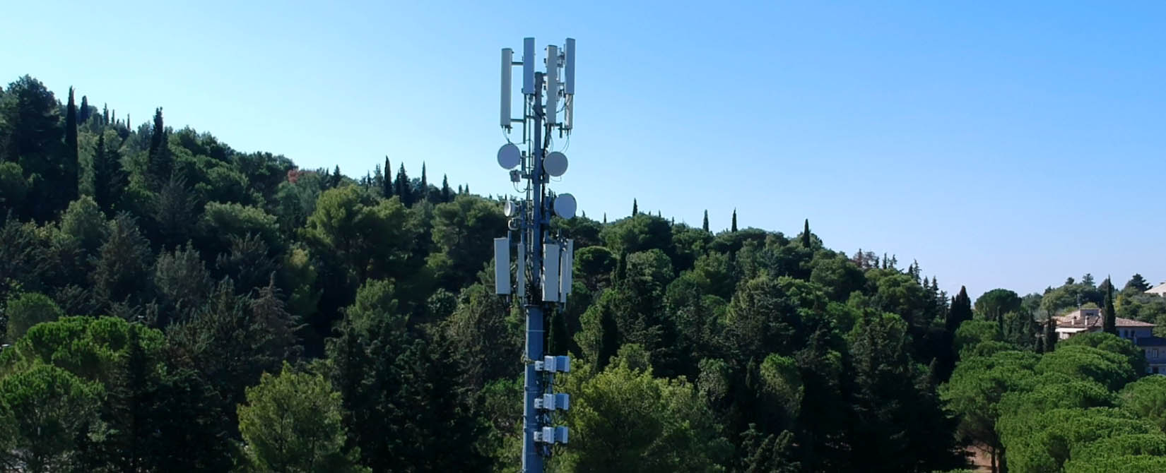 Antenna BTS Lacugnano Ispezioni con Drone di Antenne, Ponti e Viadotti