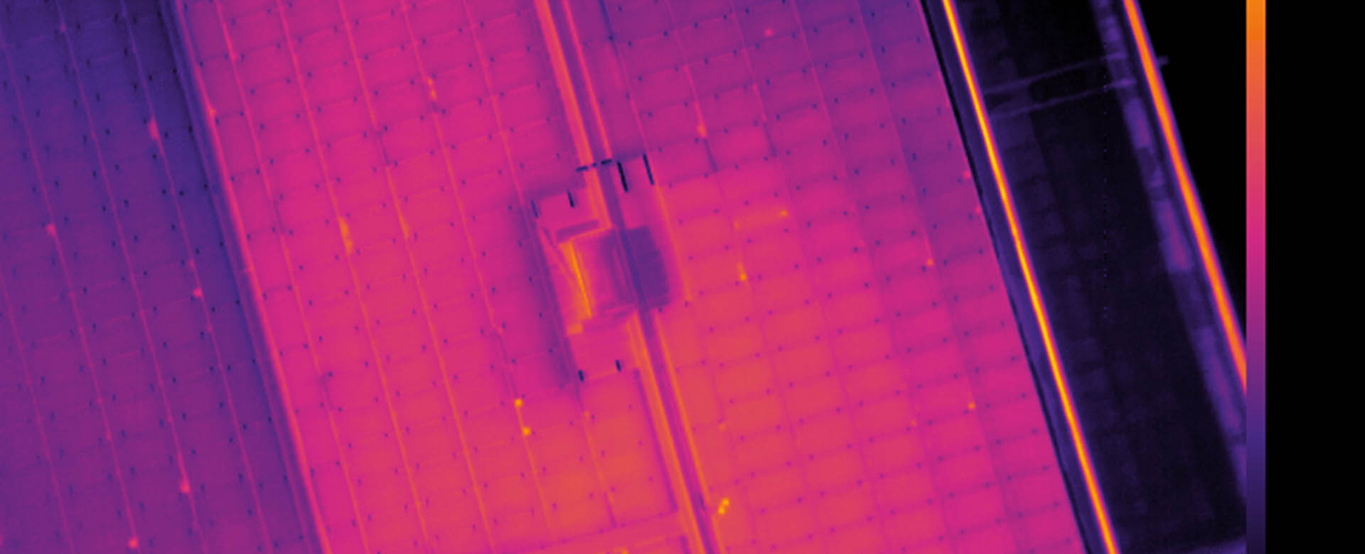 Tetto capannone Ispezioni termografiche